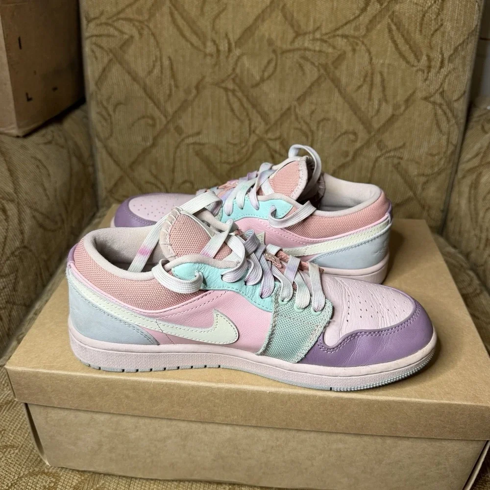 Nike Air Jordan 1 Low SE Easter Pastel Champagne DJ5196-615 Men's Size 7.5